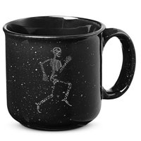 Human Skeleton Running Bone Names Anatomy Labels for Geeks 15oz Campfire Ceramic Mug