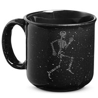 Human Skeleton Running Bone Names Anatomy Labels for Geeks 15oz Campfire Ceramic Mug