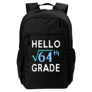 Hello Square Root Of 64 Grade Funny 8th Grader School Gift Daily Commute Backpack