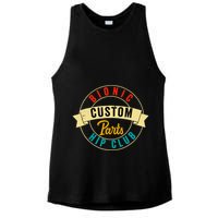 Hip Surgery Replacement Recovery Bionic Custom Part Hip Club Ladies PosiCharge Tri-Blend Wicking Tank