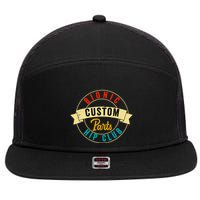 Hip Surgery Replacement Recovery Bionic Custom Part Hip Club 7 Panel Mesh Trucker Snapback Hat