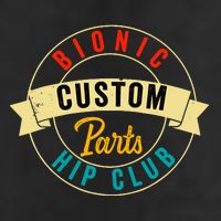 Hip Surgery Replacement Recovery Bionic Custom Part Hip Club 7 Panel Mesh Trucker Snapback Hat