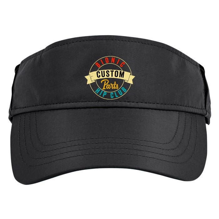 Hip Surgery Replacement Recovery Bionic Custom Part Hip Club Adult Drive Performance Visor