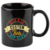 Hip Surgery Replacement Recovery Bionic Custom Part Hip Club 11oz C Handle Ceramic Mug