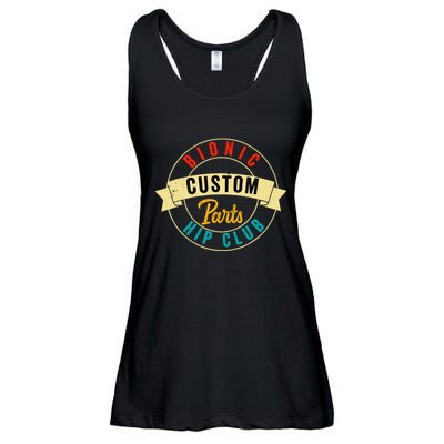 Hip Surgery Replacement Recovery Bionic Custom Part Hip Club Ladies Essential Flowy Tank