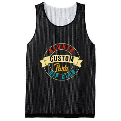 Hip Surgery Replacement Recovery Bionic Custom Part Hip Club Mesh Reversible Basketball Jersey Tank