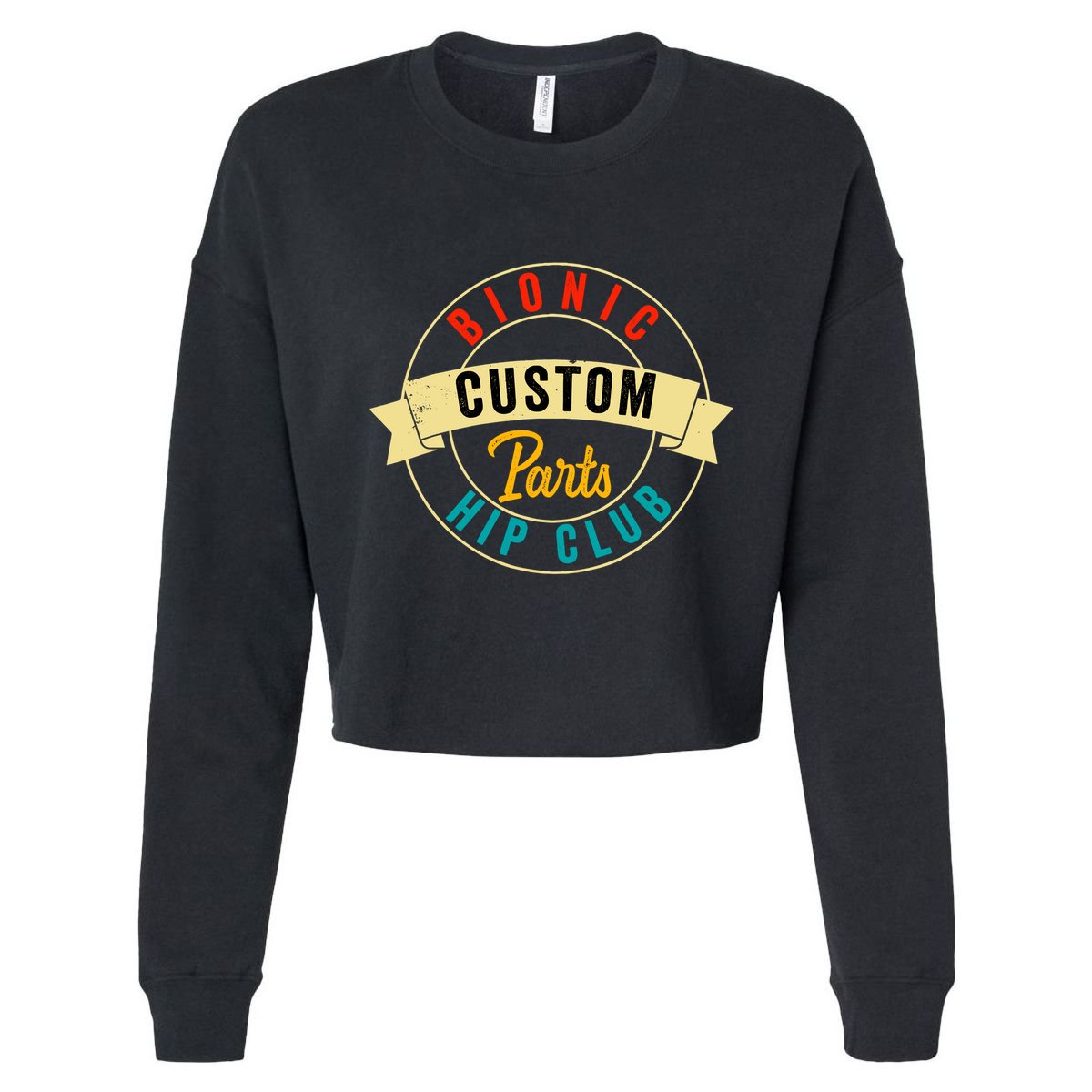 Hip Surgery Replacement Recovery Bionic Custom Part Hip Club Cooling Performance Long Sleeve Crew