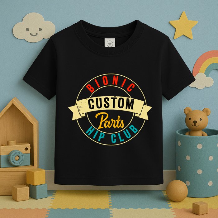 Hip Surgery Replacement Recovery Bionic Custom Part Hip Club Toddler T-Shirt