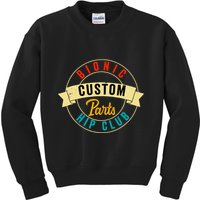Hip Surgery Replacement Recovery Bionic Custom Part Hip Club Kids Sweatshirt