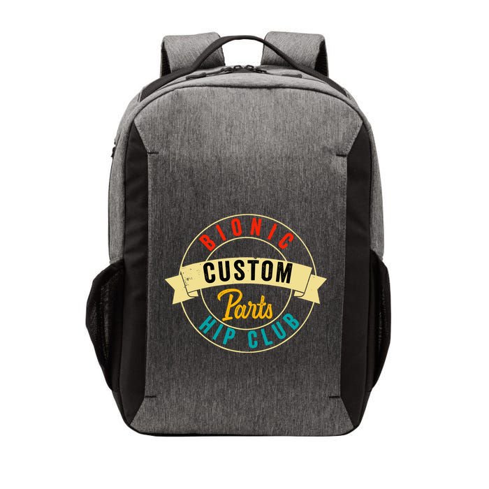 Hip Surgery Replacement Recovery Bionic Custom Part Hip Club Vector Backpack