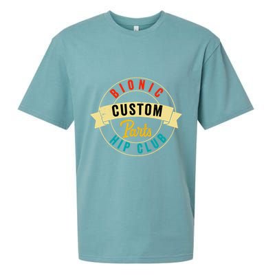 Hip Surgery Replacement Recovery Bionic Custom Part Hip Club Sueded Cloud Jersey T-Shirt
