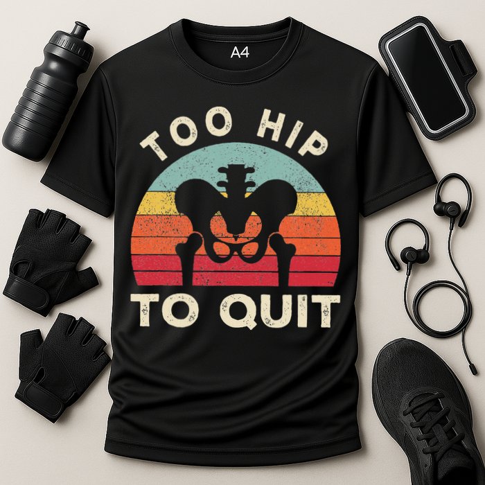 Hip Surgery Recovery Hip Replacement Recovery Cooling Performance Crew T-Shirt