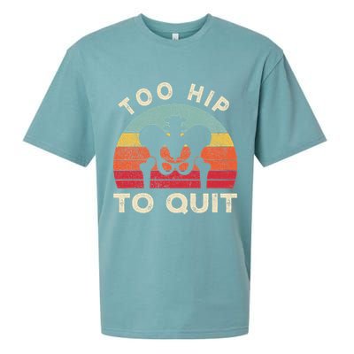 Hip Surgery Recovery Hip Replacement Recovery Sueded Cloud Jersey T-Shirt