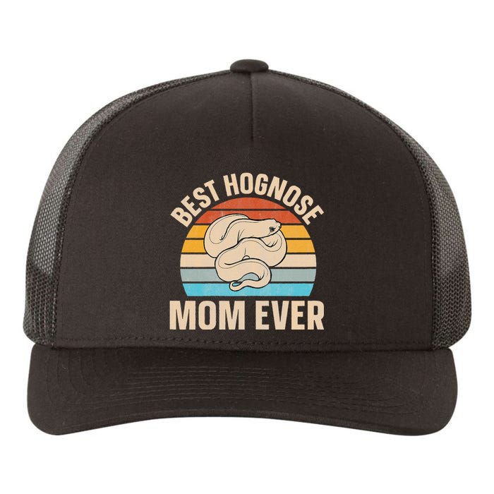 Hognose Snake Reptile Retro Best Hognose Mom Ever Yupoong Adult 5-Panel Trucker Hat