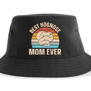 Hognose Snake Reptile Retro Best Hognose Mom Ever Sustainable Bucket Hat