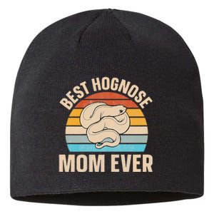 Hognose Snake Reptile Retro Best Hognose Mom Ever Sustainable Beanie