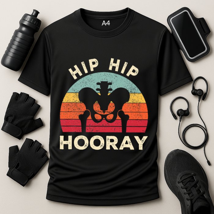 Hip Surgery Recovery Hip Replacement Recovery Cooling Performance Crew T-Shirt