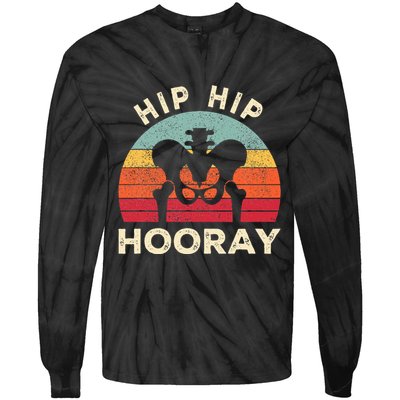 Hip Surgery Recovery Hip Replacement Recovery Tie-Dye Long Sleeve Shirt