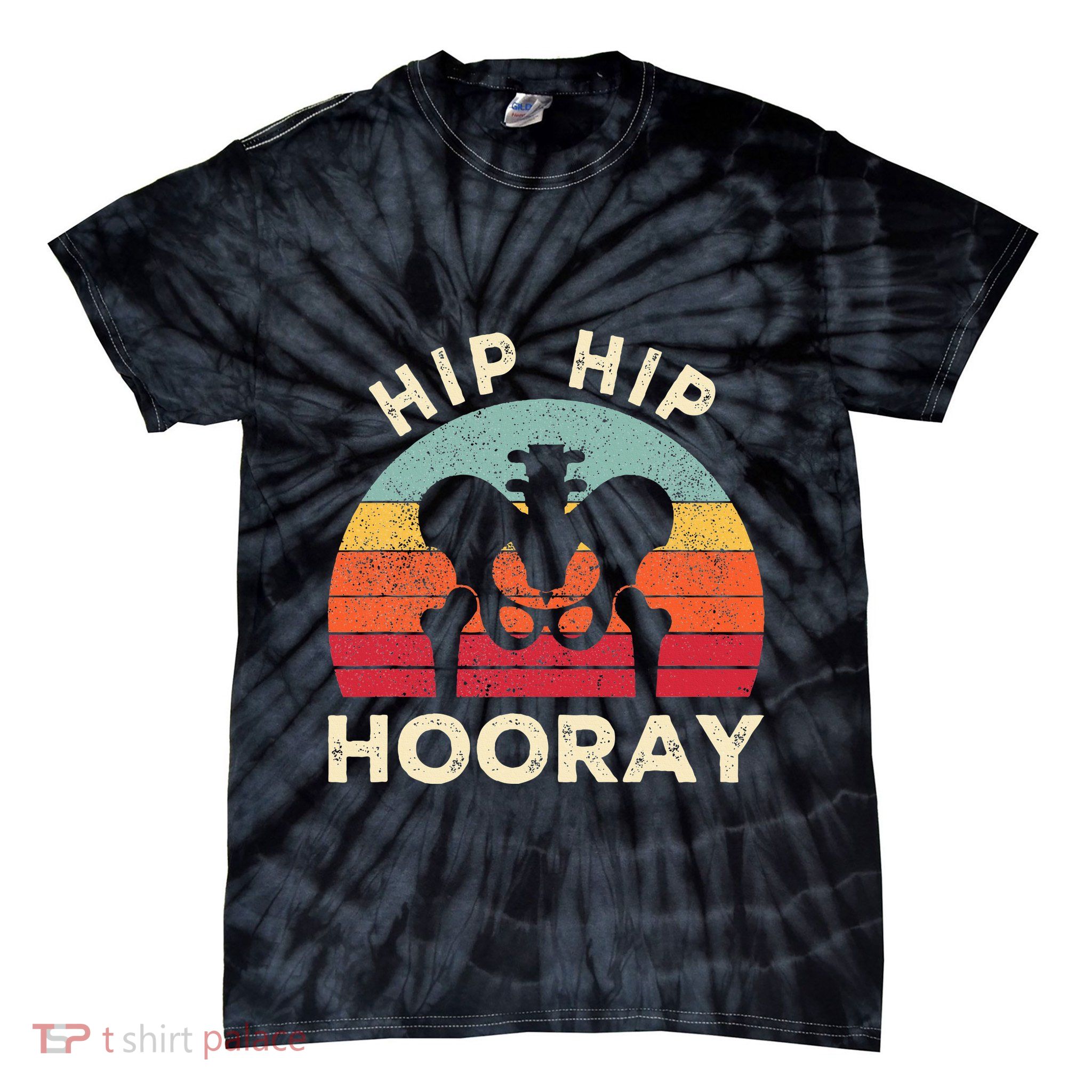 Hip Surgery Recovery Hip Replacement Recovery Tie-Dye T-Shirt