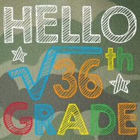 Hello Square Root 36 6th Grade Back To School Math Nerd Legacy Tie Dye Trucker Hat