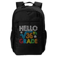 Hello Square Root 36 6th Grade Back To School Math Nerd Backpack