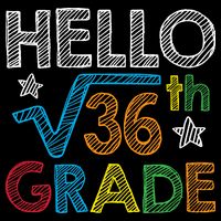 Hello Square Root 36 6th Grade Back To School Math Nerd Backpack