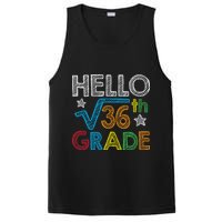 Hello Square Root 36 6th Grade Back To School Math Nerd PosiCharge Competitor Tank