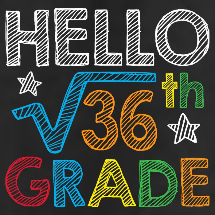 Hello Square Root 36 6th Grade Back To School Math Nerd Trucker Hat