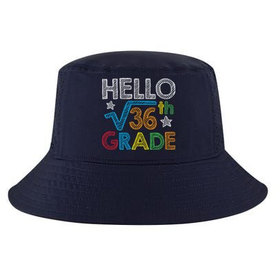 Hello Square Root 36 6th Grade Back To School Math Nerd Cool Comfort Performance Bucket Hat