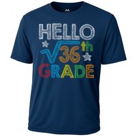 Hello Square Root 36 6th Grade Back To School Math Nerd Performance Shirt