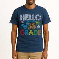 Hello Square Root 36 6th Grade Back To School Math Nerd Tall T-Shirt