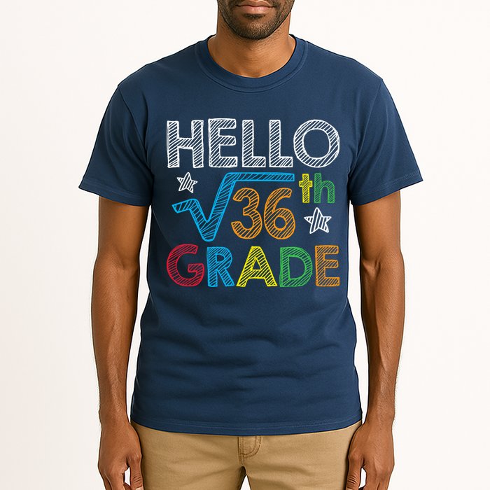 Hello Square Root 36 6th Grade Back To School Math Nerd Tall T-Shirt
