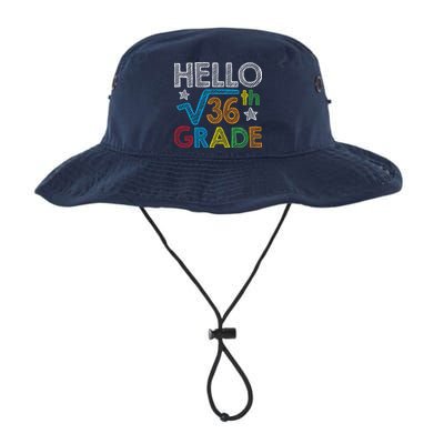 Hello Square Root 36 6th Grade Back To School Math Nerd Bucket Hat