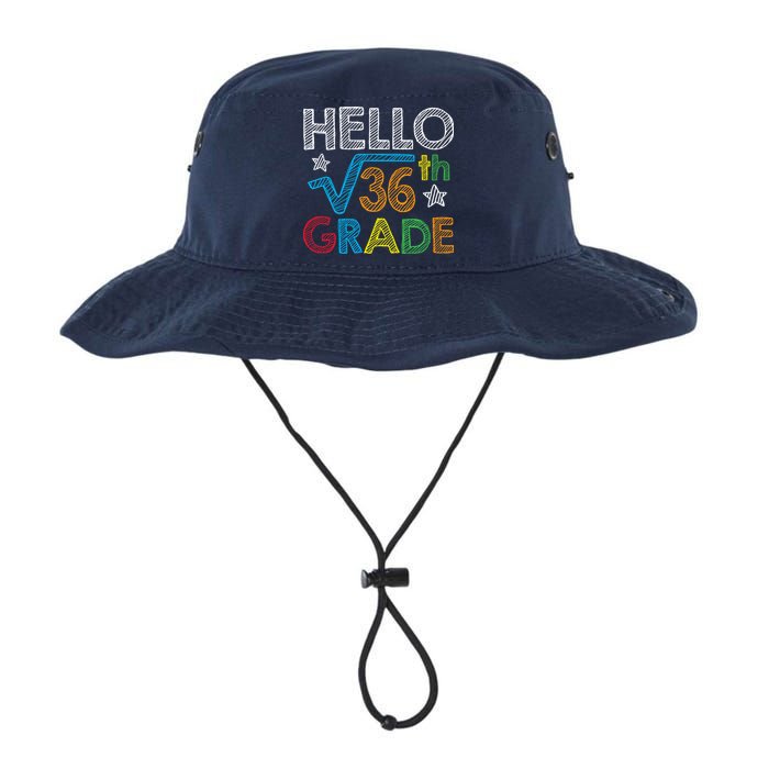 Hello Square Root 36 6th Grade Back To School Math Nerd Bucket Hat