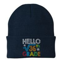 Hello Square Root 36 6th Grade Back To School Math Nerd Beanie