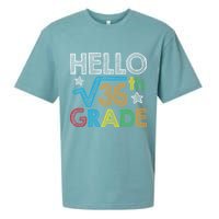 Hello Square Root 36 6th Grade Back To School Math Nerd Sueded Cloud Jersey T-Shirt