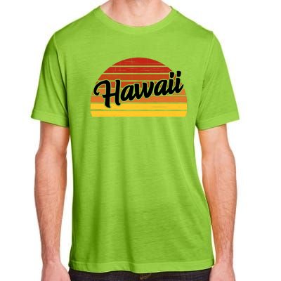 Hawaii Sunset Retro Vintage Adult ChromaSoft Performance T-Shirt