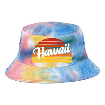 Hawaii Sunset Retro Vintage Tie Dye Newport Bucket Hat