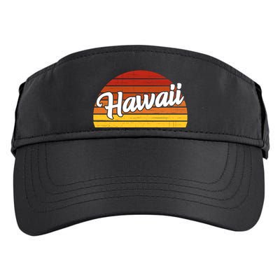 Hawaii Sunset Retro Vintage Adult Drive Performance Visor
