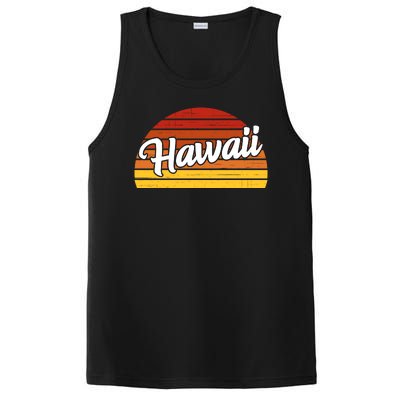 Hawaii Sunset Retro Vintage PosiCharge Competitor Tank