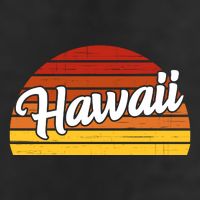 Hawaii Sunset Retro Vintage Hat
