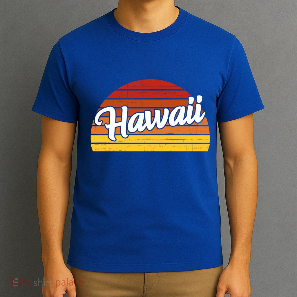 Hawaii Sunset Retro Vintage T-Shirt