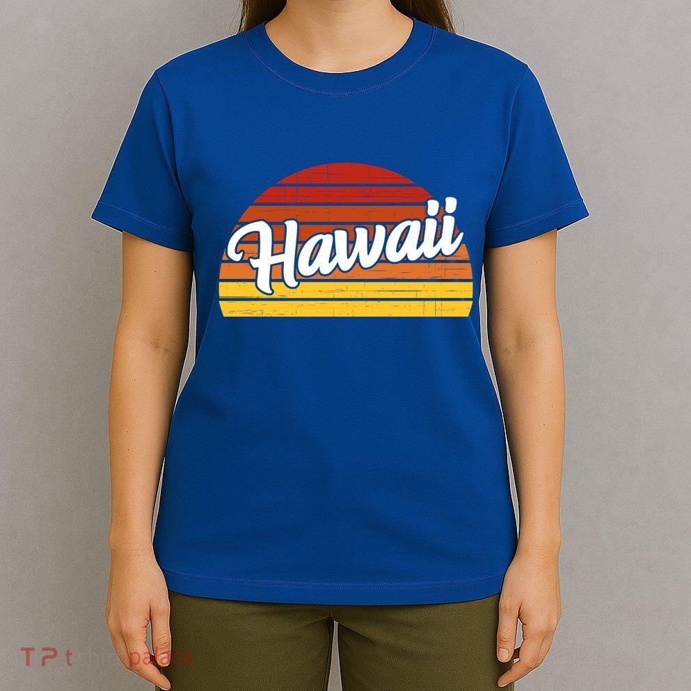 Hawaii Sunset Retro Vintage T-Shirt
