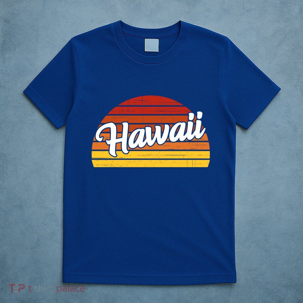 Hawaii Sunset Retro Vintage T-Shirt