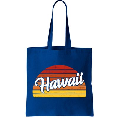 Hawaii Sunset Retro Vintage Tote Bag