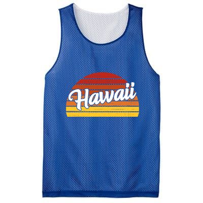 Hawaii Sunset Retro Vintage Mesh Reversible Basketball Jersey Tank