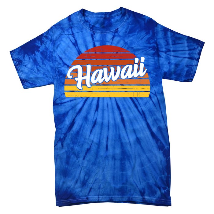 Hawaii Sunset Retro Vintage Tie-Dye T-Shirt