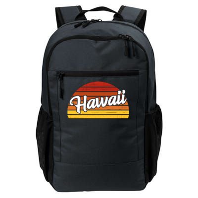 Hawaii Sunset Retro Vintage Daily Commute Backpack