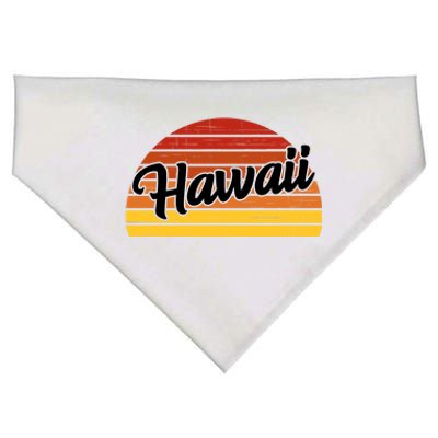 Hawaii Sunset Retro Vintage USA-Made Doggie Bandana