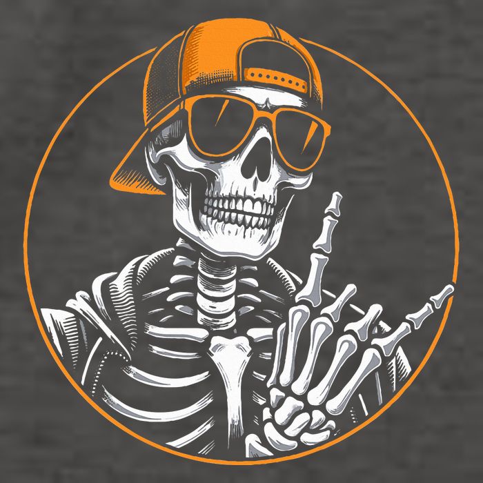 Halloween Skeleton Rock Hand Rocker Vector Backpack